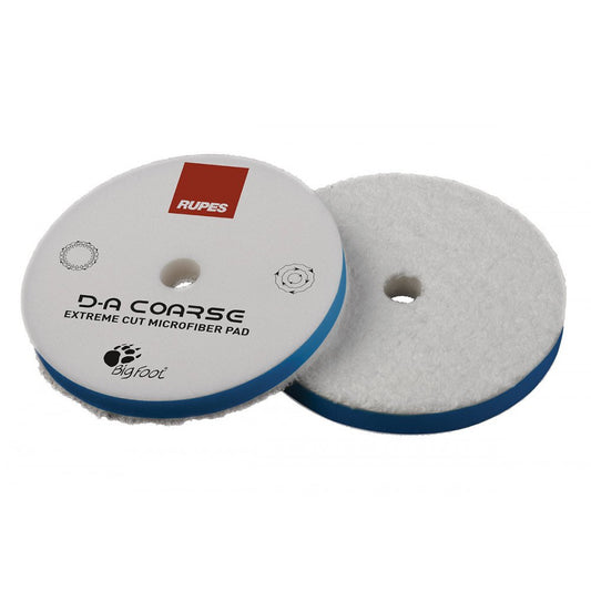 Pad Microfibre Polish Abraziv Rupes D-A Coarse Extreme Cut (85mm-130mm-160mm) – Tăiere Extremă pentru Defecte Severe