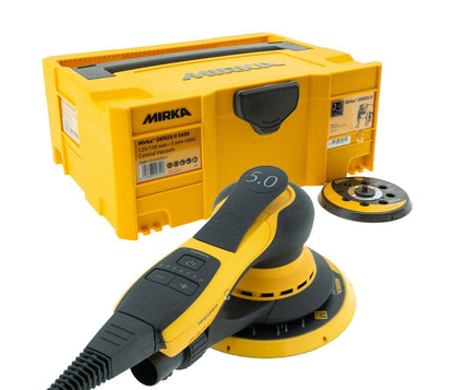 Mașină de Șlefuit Orbitală Mirka DEROS II 5650 – Tehnologie Premium pentru Pregătire și Vopsitorie
