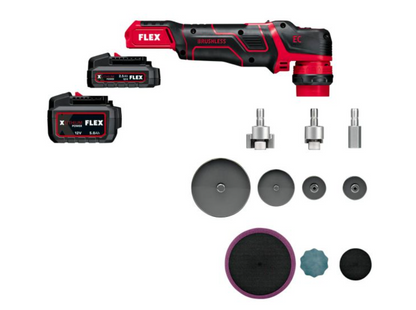 FLEX PXE 80 12-EC – Mașină Mini de Polișat cu Acumulator, Inteligentă și Flexibilă